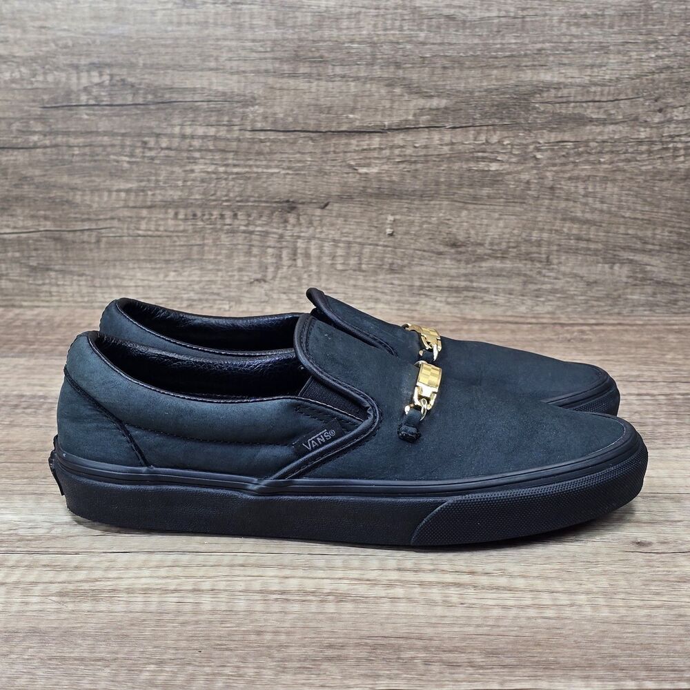 Vans ID Classic Slip On Men's Size 6.5 Women’s Size 8 Black Nubuck Shoes (721278 - Picture 1 of 9